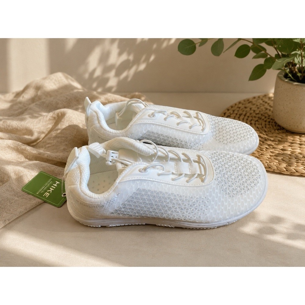 Hike Footwear HF Series Flow White Barefoot Sneakers Women's 14 Men's 12 EU 45
